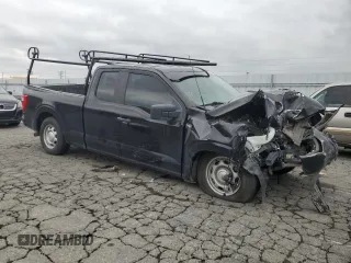 2022 Ford F-150 XL z VIN 1FTEX1C81NKD24854, wystawiony jako Copart lot #55755525 z przebiegiem 87 072 mil mil oraz Szkoda całkowita • Salvage title. Historia ofert i sprzedaży dostępna na DreamBid. Obrazek 4.