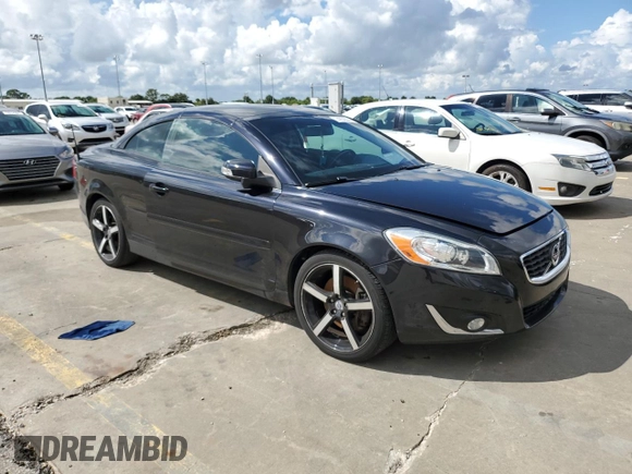 2012 Volvo C70 T5 with VIN YV1672MC3CJ130059, listed as a Copart auction lot 74256304 with 23,905 mi miles and Non Repairable. Bid and sale history available at carsss.com. Image 4.