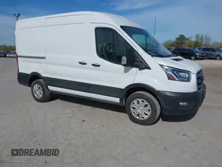 2022 Ford E-Transit Cargo with VIN 1FTBW9CK7NKA13073, listed as a IAAI auction lot 41848742 with 16,868 mi miles. Bid and sale history available at carsss.com. Image 1.