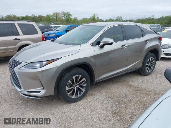 2022 Lexus RX 350 with VIN 2T2AZMDA7NC352957, listed as a IAAI auction lot 42297457 with 34,576 mi miles and . Bid and sale history available at DreamBid. Image 2.