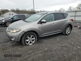 2010 Nissan Murano SL with VIN JN8AZ1MW8AW127516, listed as a Copart auction lot 53040045 with 150,127 mi miles and Salvage Title. Bid and sale history available at carsss.com. Image 1.