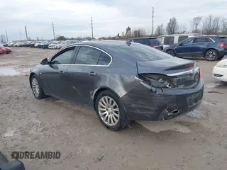 2011 Buick Regal CXL RL2 with VIN W04GP5EC8B1081461, listed as a IAAI auction lot 41904432 with 161,947 mi miles. Bid and sale history available at carsss.com. Image 3.