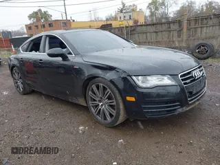 2012 Audi A7 Premium Plus with VIN WAUYGAFC0CN096027, listed as a IAAI auction lot 40881391 with 155,433 mi miles and . Bid and sale history available at DreamBid. Image 1.