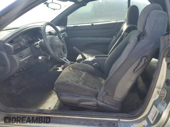2005 Chrysler Sebring z VIN 1C3EL45R35N625521, wystawiony jako Copart lot #78473704 z przebiegiem Nie podano mil oraz Szkoda całkowita • Salvage title. Historia ofert i sprzedaży dostępna na DreamBid. Obrazek 7.