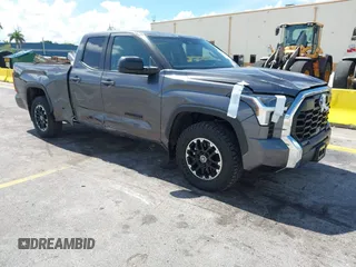 2024 Toyota Tundra SR5 with VIN 5TFLA5DA3RX134435, listed as a IAAI auction lot 42799873 with 40,529 mi miles and . Bid and sale history available at DreamBid. Image 1.