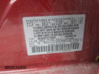 2015 Nissan Sentra SR with VIN 3N1AB7AP7FY350570, listed as a IAAI auction lot 42051668 with 185,362 mi miles and . Bid and sale history available at DreamBid. Image 9.