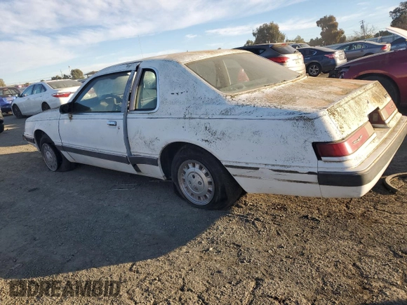 1986 Ford Thunderbird with VIN 1FABP4631GH154800, listed as a Copart auction lot 88333625 with Not Provided miles and Clean Title. Bid and sale history available at DreamBid. Image 2.
