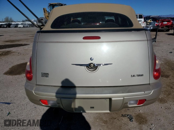 2006 Chrysler PT Cruiser Touring with VIN 3C3JY55E56T290170, listed as a Copart auction lot 88070905 with 82,375 mi miles and Salvage Title. Bid and sale history available at carsss.com. Image 6.