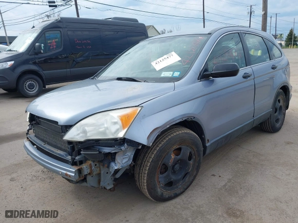 2008 Honda CR-V LX with VIN JHLRE48398C021859, listed as a IAAI auction lot 42125477 with 277,295 mi miles. Bid and sale history available at carsss.com. Image 2.