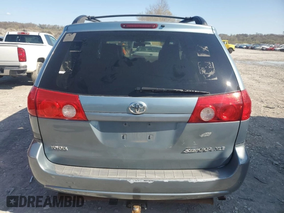 2008 Toyota Sienna XLE with VIN 5TDZK22C78S161023, listed as a Copart auction lot 51540135 with 245,949 mi miles and Clean Title. Bid and sale history available at carsss.com. Image 6.