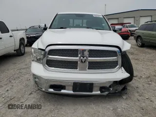 2018 Ram 1500 Lone Star Silver with VIN 1C6RR6LT6JS266013, listed as a Copart auction lot 56895915 with 136,453 mi miles and Salvage title. Bid and sale history available at DreamBid. Image 5.
