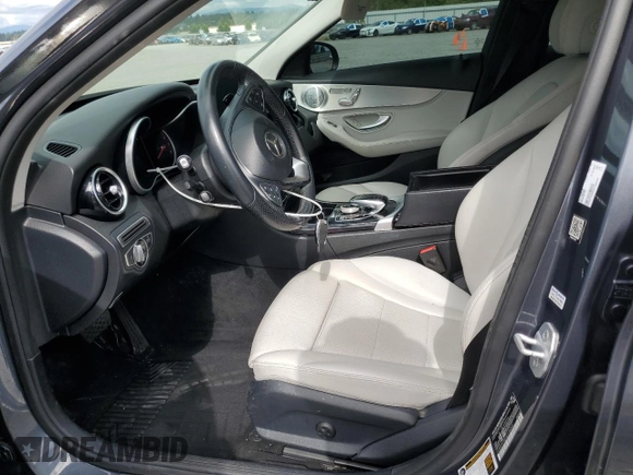 2016 Mercedes-Benz C 300 Luxury with VIN 55SWF4KB6GU136545, listed as a Copart auction lot 63806425 with 41,403 mi miles and Salvage title. Bid and sale history available at DreamBid. Image 7.