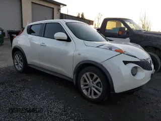 2013 Nissan Juke SV with VIN JN8AF5MRXDT217105, listed as a Copart auction lot 87946185 with 50,697 mi miles and Salvage Title. Bid and sale history available at carsss.com. Image 4.