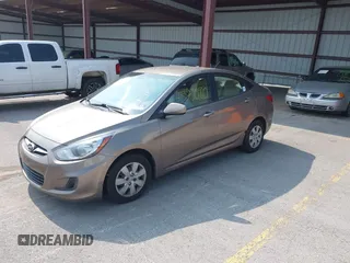 2013 Hyundai Accent GLS with VIN KMHCT4AE1DU358871, listed as a IAAI auction lot 42373080 with 150,443 mi miles and . Bid and sale history available at DreamBid. Image 2.
