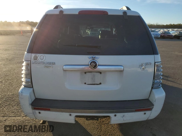 2007 Mercury Mountaineer Premier with VIN 4M2EU48E97UJ21074, listed as a Copart auction lot 87696815 with 186,570 mi miles and Salvage Title. Bid and sale history available at carsss.com. Image 6.