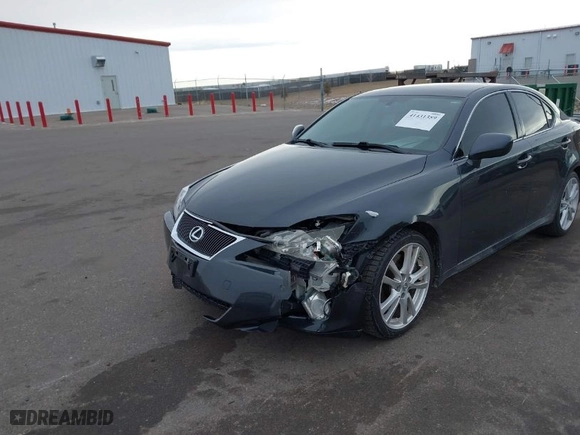2006 Lexus IS 350 Auto with VIN JTHBE262765010064, listed as a IAAI auction lot 41431359 with 185,216 mi miles. Bid and sale history available at carsss.com. Image 6.