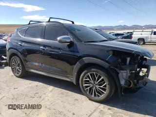 2019 Hyundai Tucson Ultimate with VIN KM8J3CAL1KU960814, listed as a Copart auction lot 47493025 with 54,393 mi miles and Salvage Title. Bid and sale history available at carsss.com. Image 4.
