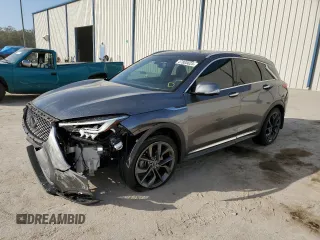 2019 Infiniti QX50 LUXE with VIN 3PCAJ5M16KF117863, listed as a Copart auction lot 37805623 with 37,853 mi miles. Bid and sale history available at carsss.com. Image 1.