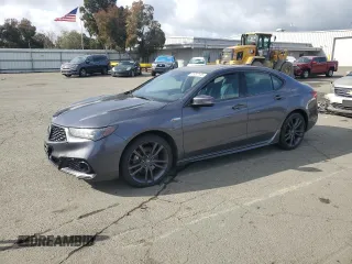 2019 Acura TLX w/A-Spec Pkg z VIN 19UUB3F66KA000561, wystawiony jako Copart lot #51057135 z przebiegiem Nie podano mil oraz Szkoda całkowita • Salvage title. Historia ofert i sprzedaży dostępna na DreamBid. Obrazek 1.
