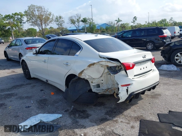 2015 Infiniti Q50 Premium z VIN JN1BV7AR5FM415612, wystawiony jako IAAI lot #41726943 z przebiegiem 120 534 mil mil oraz . Historia ofert i sprzedaży dostępna na DreamBid. Obrazek 3.