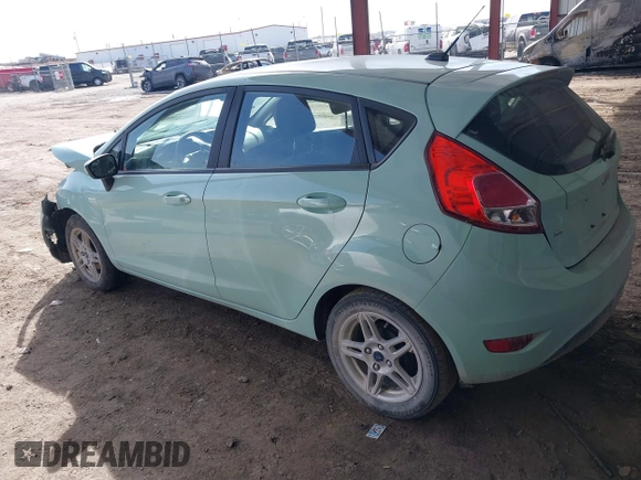 2017 Ford Fiesta SE with VIN 3FADP4EJ3HM172351, listed as a IAAI auction lot 41769567 with 86,948 mi miles. Bid and sale history available at carsss.com. Image 3.