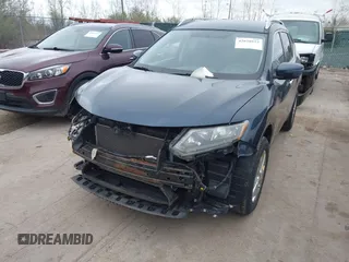 2016 Nissan Rogue SV with VIN KNMAT2MV4GP673663, listed as a IAAI auction lot 42028823 with 126,772 mi miles. Bid and sale history available at carsss.com. Image 6.