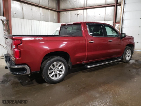 2019 Chevrolet Silverado 1500 LTZ with VIN 1GCUYGED3KZ193340, listed as a Copart auction lot 47320775 with 44,001 mi miles and Salvage Title. Bid and sale history available at carsss.com. Image 3.