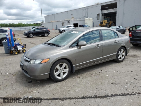 2008 Honda Civic EX-L z VIN 2HGFA16908H337683, wystawiony jako Copart lot #56388245 z przebiegiem 212 324 mil mil oraz Czysty tytuł • Clean title. Historia ofert i sprzedaży dostępna na DreamBid. Obrazek 1.