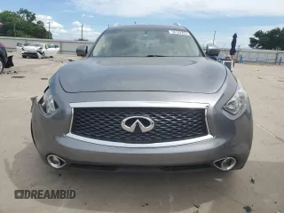 2017 Infiniti QX70 with VIN JN8CS1MU0HM141234, listed as a Copart auction lot 56102205 with 154,546 mi miles and Salvage title. Bid and sale history available at DreamBid. Image 5.