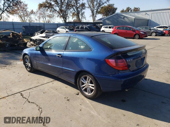 2002 Mercedes-Benz C 230/260/280/320 with VIN WDBRN47J12A366673, listed as a Copart auction lot 83249444 with 118,241 mi miles and Salvage Title. Bid and sale history available at DreamBid. Image 2.
