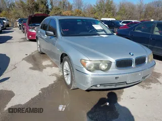 2003 BMW 7 Series 745Li with VIN WBAGN63403DR16026, listed as a IAAI auction lot 41140076 with Not Provided miles and . Bid and sale history available at carsss.com. Image 1.