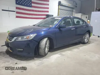 2014 Honda Accord Sedan EX-L with VIN 1HGCR2F80EA165531, listed as a Copart auction lot 47228985 with 132,073 mi miles and Salvage Title. Bid and sale history available at carsss.com. Image 1.