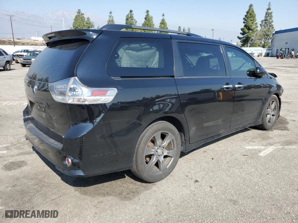 2017 Toyota Sienna SE with VIN 5TDXZ3DC9HS767199, listed as a Copart auction lot 44682835 with 200,250 mi miles and Salvage Title. Bid and sale history available at carsss.com. Image 3.