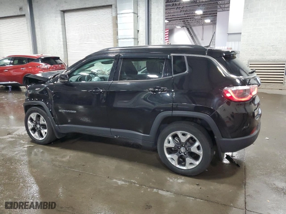 2018 Jeep Compass Limited with VIN 3C4NJDCB0JT333942, listed as a Copart auction lot 73188754 with 52,110 mi miles and Salvage Title. Bid and sale history available at carsss.com. Image 2.