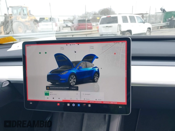 2024 Tesla Model Y Long Range z VIN 7SAYGDEE9RA244657, wystawiony jako IAAI lot #41694621 z przebiegiem 12 991 mil mil oraz . Historia ofert i sprzedaży dostępna na DreamBid. Obrazek 19.