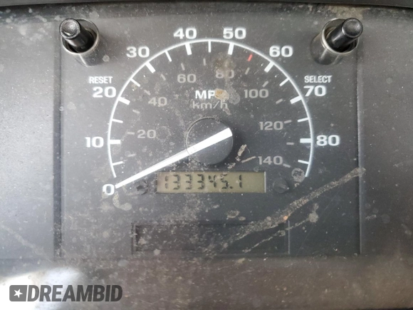 1995 Ford F-150 with VIN 1FTEF14N3SNA76012, listed as a Copart auction lot 74675844 with 133,345 mi miles and Salvage Title. Bid and sale history available at carsss.com. Image 9.