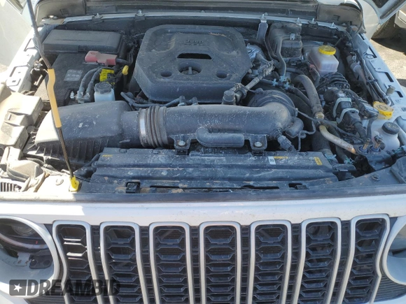 2025 Jeep Wrangler Sahara z VIN 1C4PJXEN8SW529320, wystawiony jako Copart lot #57918605 z przebiegiem 15 706 mil mil oraz Czysty tytuł • Clean title. Historia ofert i sprzedaży dostępna na DreamBid. Obrazek 12.