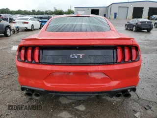 2018 Ford Mustang GT z VIN 1FA6P8CF6J5128497, wystawiony jako Copart lot #55982685 z przebiegiem Nie podano mil oraz Szkoda całkowita • Salvage title. Historia ofert i sprzedaży dostępna na DreamBid. Obrazek 6.