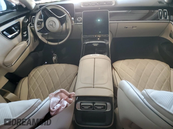 2024 Mercedes-Benz S 580e with VIN W1K6G6KB1RA271024, listed as a Copart auction lot 66407174 with 3,274 mi miles and Salvage Title. Bid and sale history available at DreamBid. Image 8.