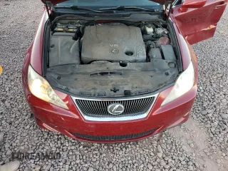 2008 Lexus IS 250 with VIN JTHCK262X82027460, listed as a Copart auction lot 54440545 with 184,189 mi miles and Salvage title. Bid and sale history available at DreamBid. Image 11.