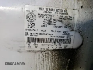 2014 Ford Explorer XLT z VIN 1FM5K8D80EGA05062, wystawiony jako Copart lot #56425455 z przebiegiem 188 429 mil mil oraz Szkoda całkowita • Salvage title. Historia ofert i sprzedaży dostępna na DreamBid. Obrazek 13.