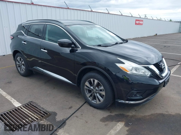 2016 Nissan Murano SL with VIN 5N1AZ2MH6GN110856, listed as a IAAI auction lot 42257177 with 99,596 mi miles and . Bid and sale history available at DreamBid. Image 1.