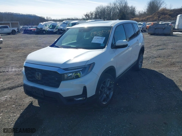 2023 Honda Passport EX-L with VIN 5FNYF8H58PB033596, listed as a IAAI auction lot 41485732 with 27,364 mi miles. Bid and sale history available at carsss.com. Image 17.
