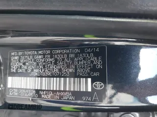 2014 Toyota Prius One with VIN JTDKDTB39E1071253, listed as a IAAI auction lot 41734442 with 233,895 mi miles and . Bid and sale history available at DreamBid. Image 9.