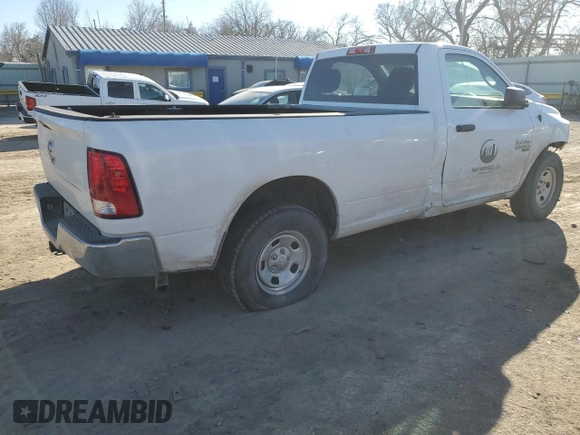 2022 Ram 1500 Tradesman with VIN 3C6JR6DG2NG374477, listed as a Copart auction lot 47071815 with 13,772 mi miles and Salvage title. Bid and sale history available at DreamBid. Image 3.