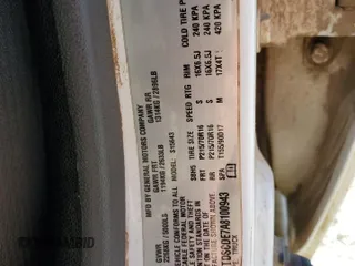 2010 GMC Canyon SLE1 with VIN 1GTDSCDE7A8100943, listed as a Copart auction lot 88820685 with 321,267 mi miles and Salvage Title. Bid and sale history available at carsss.com. Image 14.