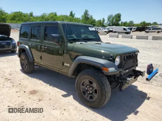 2021 Jeep Wrangler Unlimited Willys z VIN 1C4HJXDG9MW509488, wystawiony jako Copart lot #56692275 z przebiegiem 46 422 mil mil oraz Szkoda całkowita • Salvage title. Historia ofert i sprzedaży dostępna na DreamBid. Obrazek 4.