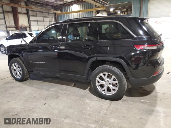 2022 Jeep Grand Cherokee Limited с VIN 1C4RJHBG8N8593788, выставлен на аукционе Copart как лот 59116135 с пробегом 25 321 миль миль и Списание • Salvage title. История ставок и продаж доступна на DreamBid. Изображение 2.