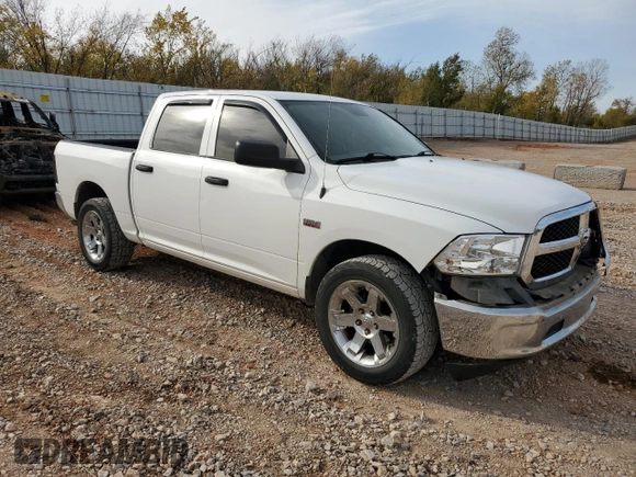 2018 Ram 1500 Tradesman with VIN 3C6RR7KT5JG158769, listed as a Copart auction lot 81128954 with 127,958 mi miles and Salvage title. Bid and sale history available at DreamBid. Image 4.
