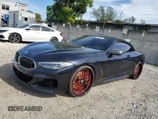 2019 BMW 8 Series M850i xDrive with VIN WBAFY4C52KBX39344, listed as a Copart auction lot 86728884 with 35,699 mi miles and Clean Title. Bid and sale history available at carsss.com. Image 1.